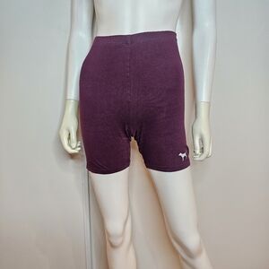 PINK Victoria's Secret Deep Purple Bike Shorts Size XS Yoga Athletic Shorts